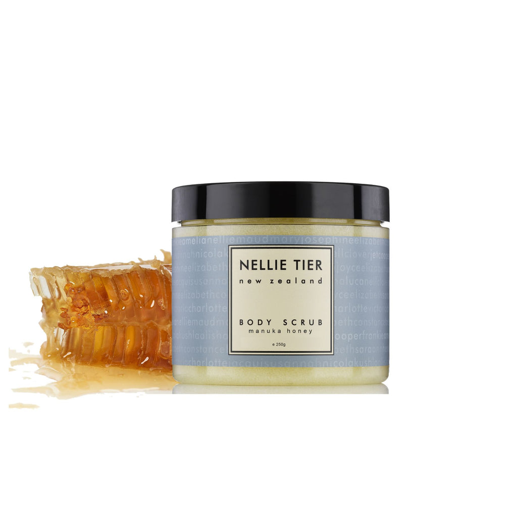 <span style="background-color:#8B0000; color:#ffffff; font-size:10px; padding:2px 4px; border-radius:3px;">   15% OFF </span><br> Body Scrub 250g <br><span style="color:red;"><s>$45</s>