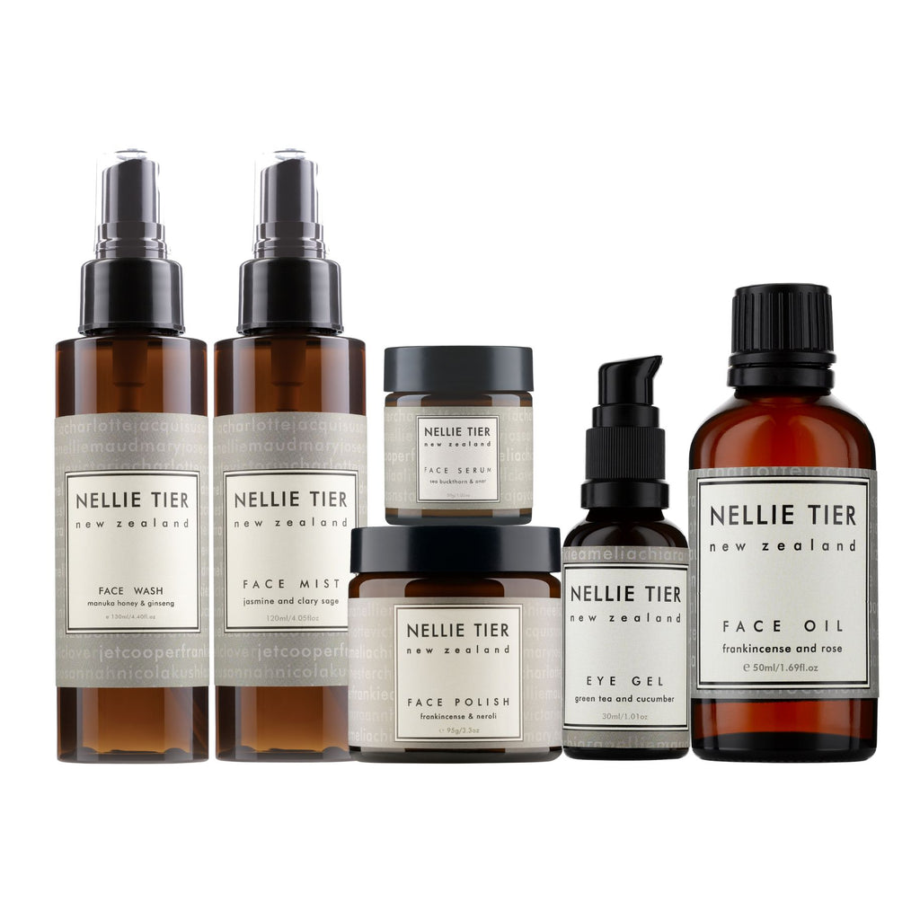 <span style="background-color:#8B0000; color:#ffffff; font-size:10px; padding:2px 4px; border-radius:3px;">   35% OFF </span><br>The Ultimate Glow & Hydration Ritual <br><span style="color:gray;"><s>$358.50</s></span><span style="color:red;"> $235</span>